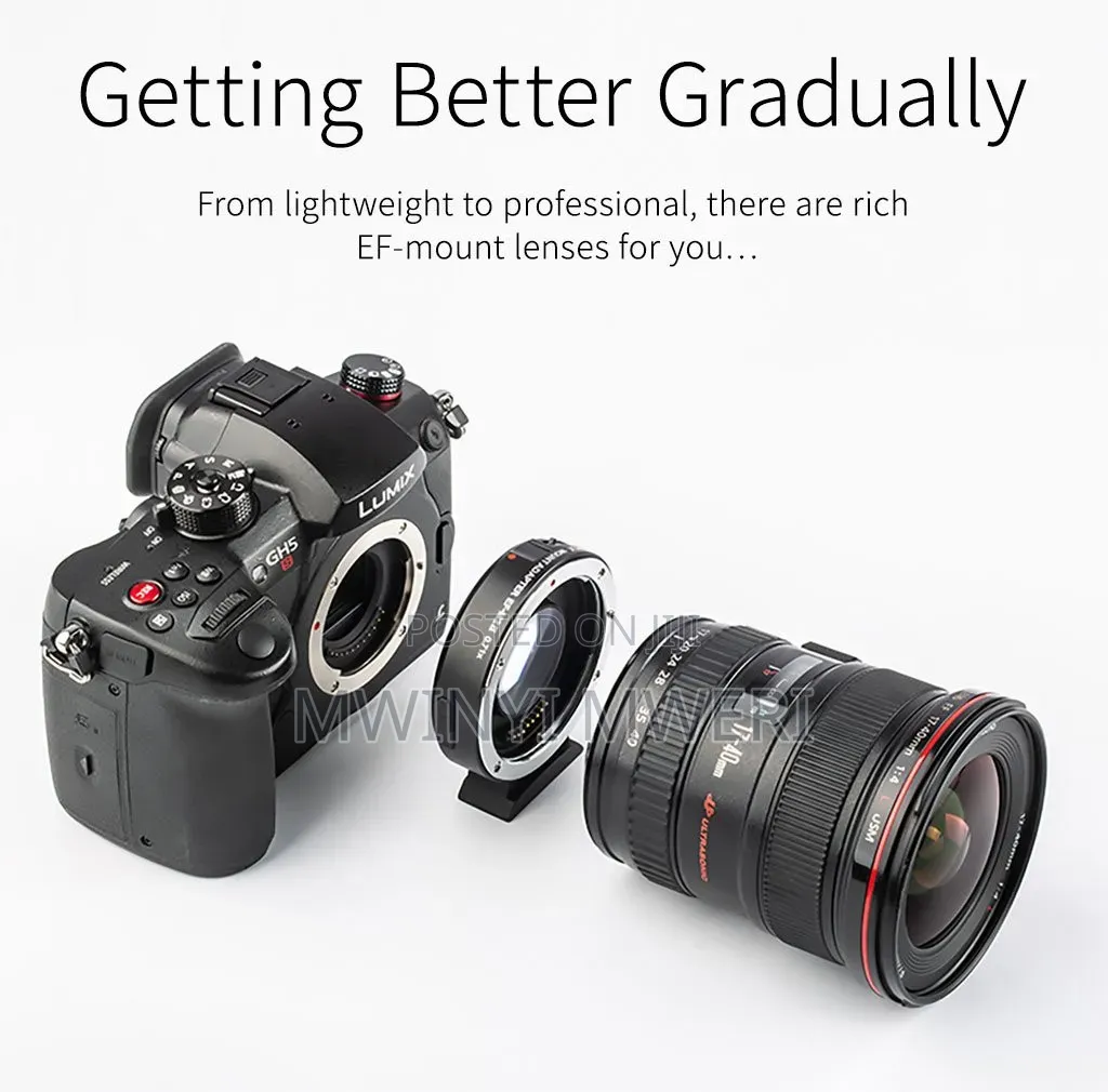Viltrox EF-M2II 0.71x Speed Booster Adapter for Lumix to EF Lens