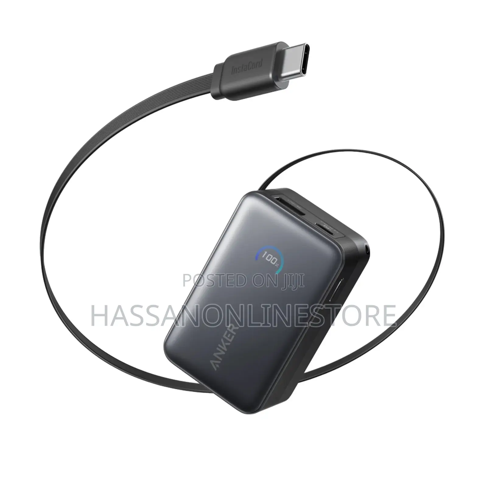 Anker Nano Power Bank (45w, Built-in Retractable USB-C Cable)