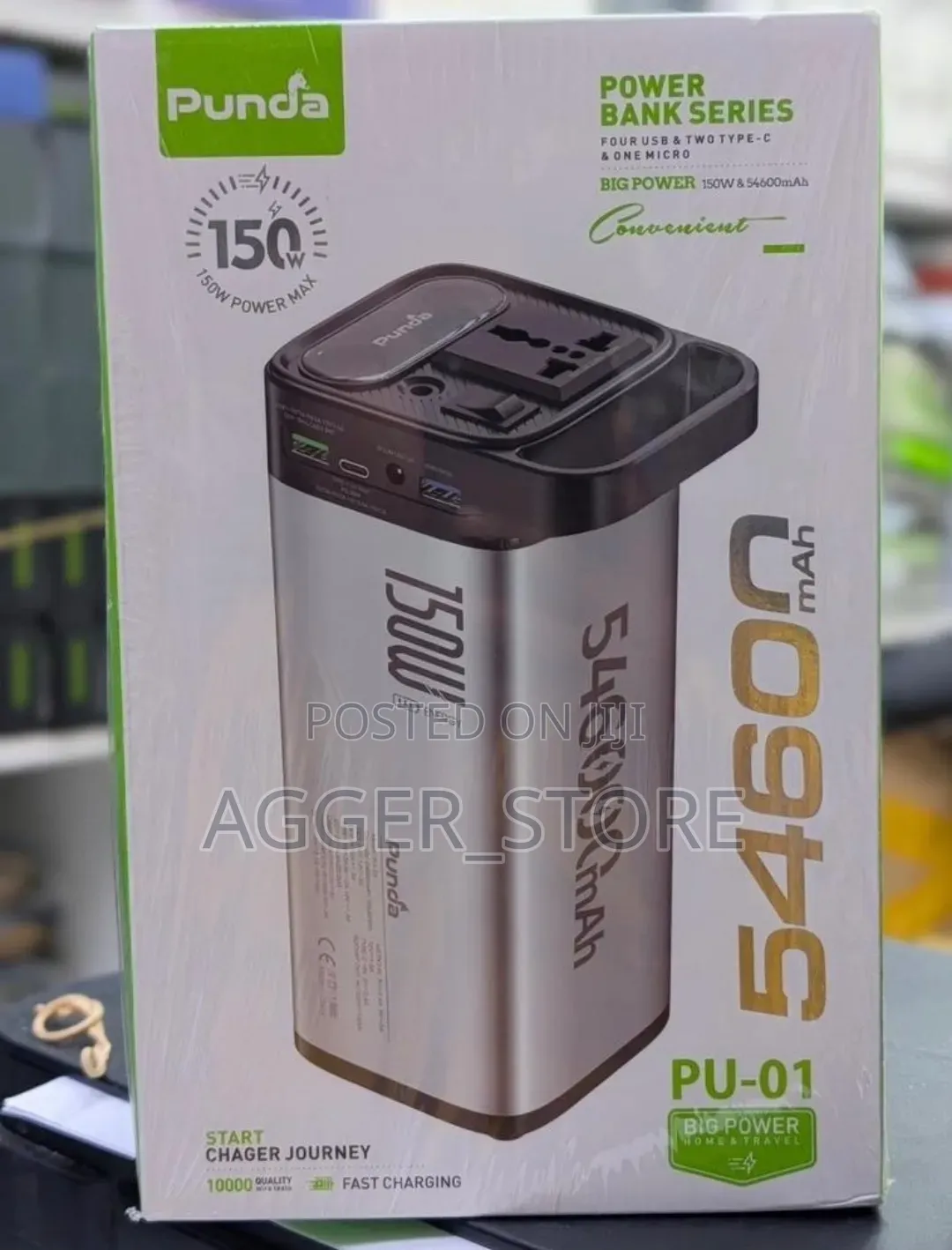 Punda PU-01 54,600mAh 150WATTS PowerBank