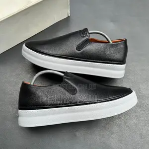 Leather Slip on Sneakers