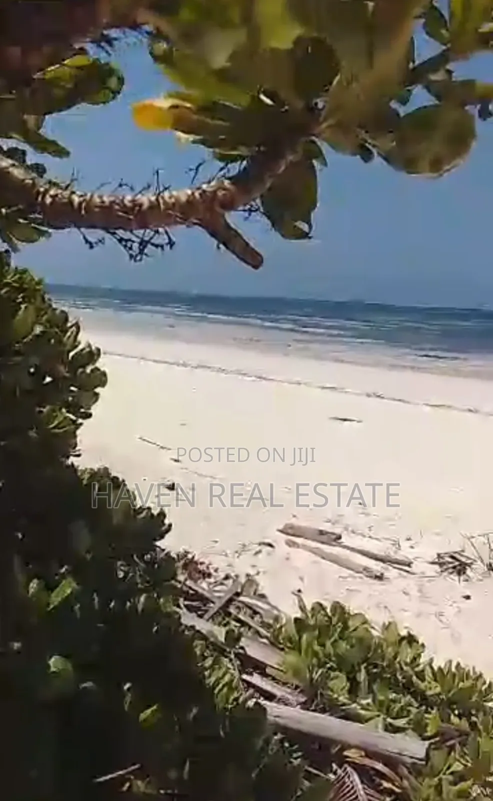 Second Line Beach Plot for Sale at Jambiani Zanzibar