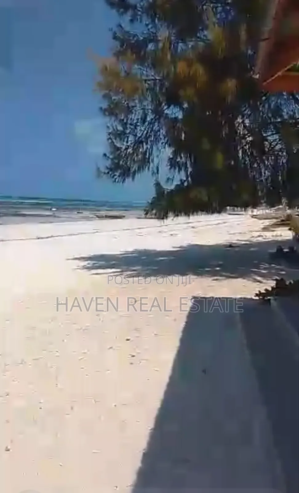 Second Line Beach Plot for Sale at Jambiani Zanzibar