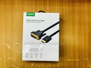 UGREEN HDMI to DVI-D 24+1 Cable, Gold-Plated, 1080p Resolution Support