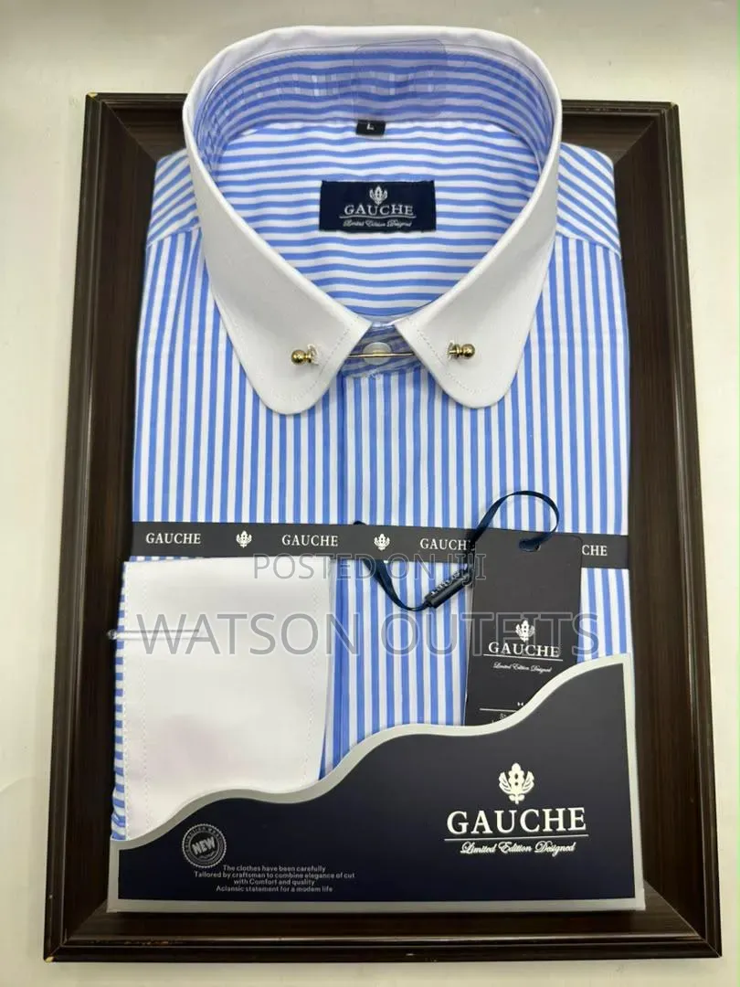5 Colours Gauche Brand Men's Original and New Shirts Shati Za Gauche