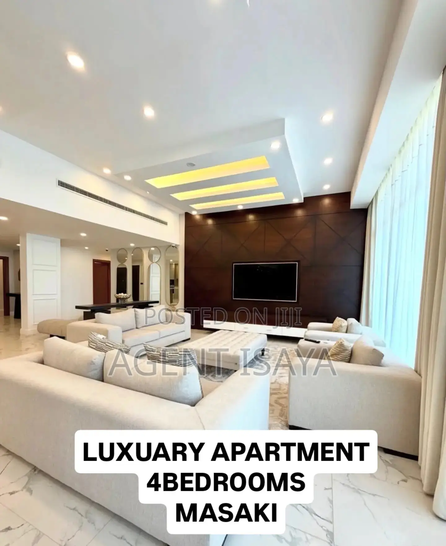 Furnished 4bdrm Apartment in Masaki for rent