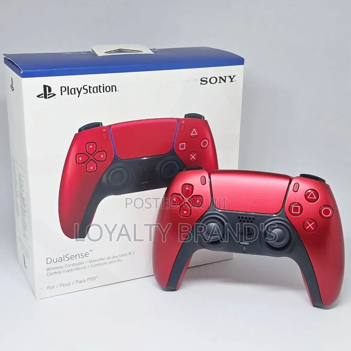VOLCANIC RED PlayStation Controller