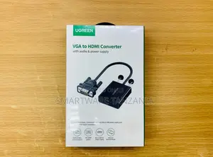 UGREEN 60814 VGA to HDMI Converter With 1080P Resolution and Audio
