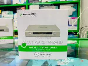 UGREEN 3-Port HDMI Switch 3x1, Supports 4K@30Hz, 3D, Full HD