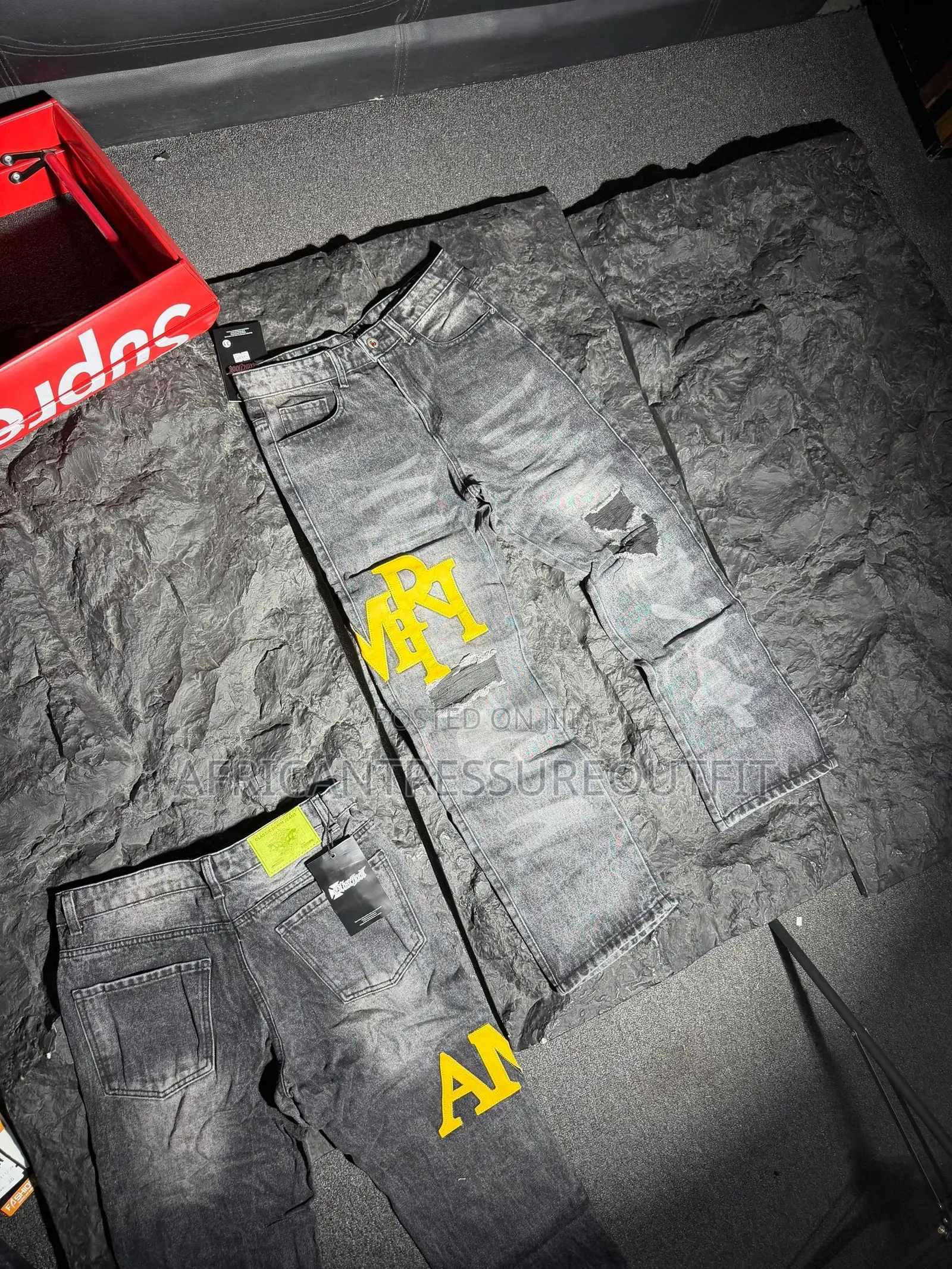 Amiri Slim-Fit Denim Jeans Blackmens Jeans Collection