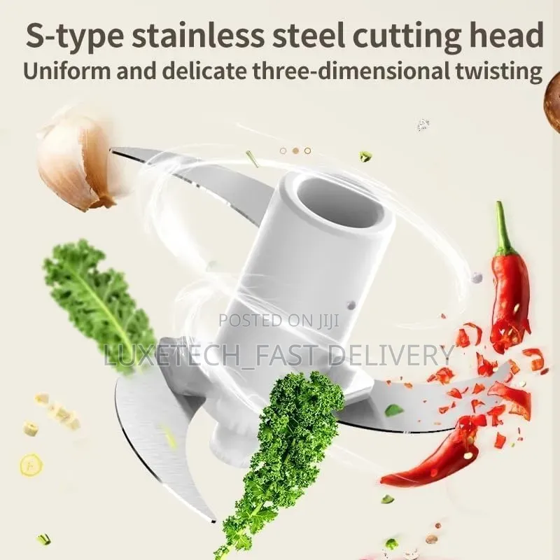 Mini Cordless Electric Food Chopper – USB Rechargeable Mincer