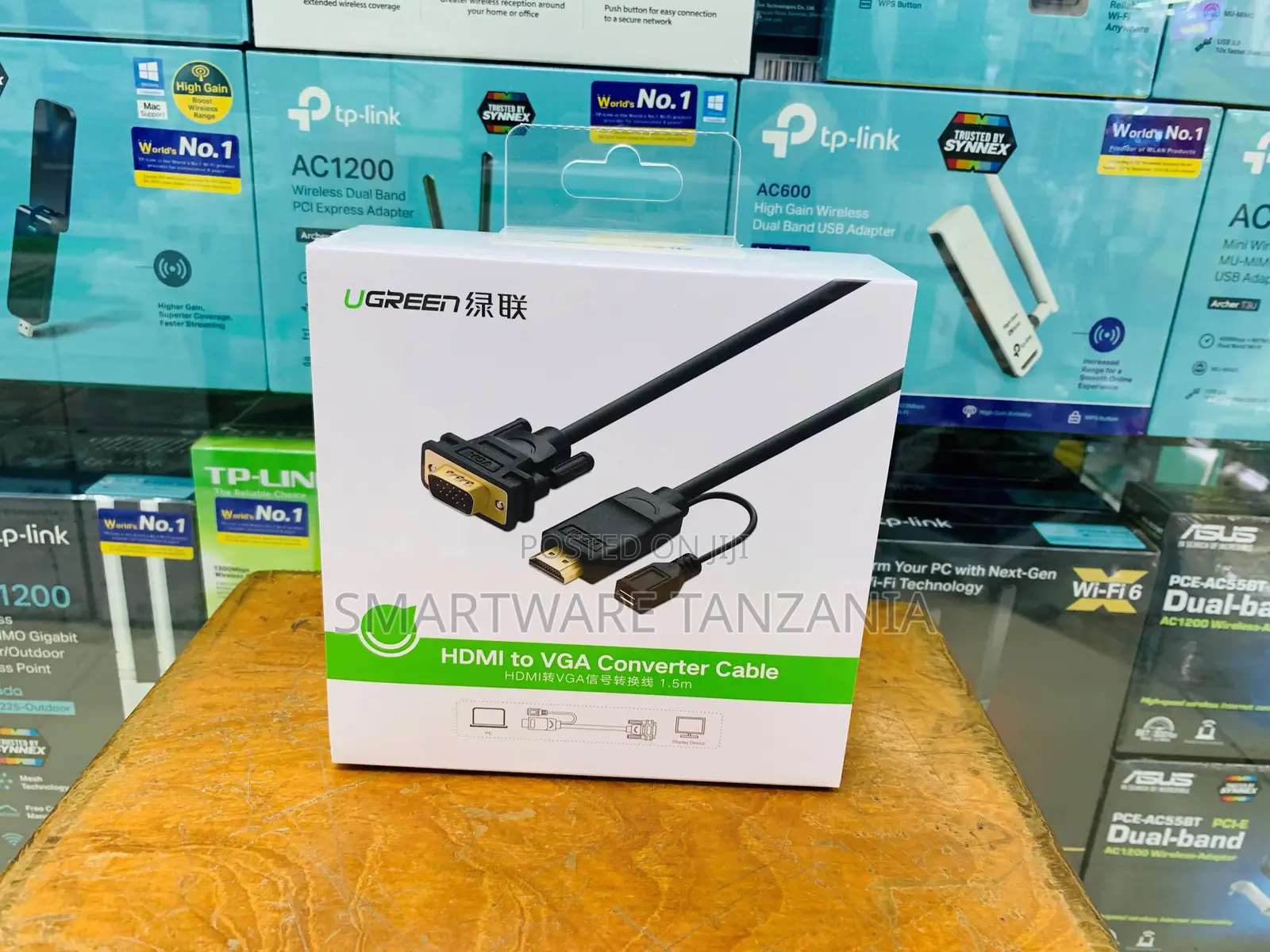 UGREEN HDMI to VGA Converter Cable, 1.5m, Gold-Plated Connectors