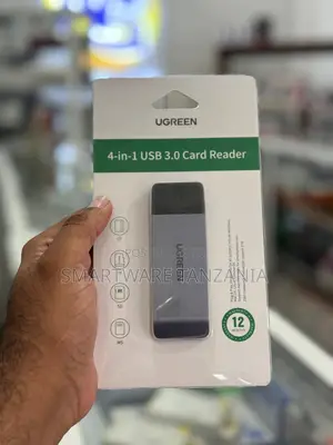 UGREEN 4-in-1 USB 3.0 Card Reader for CF, TF, SD, MS Cards, Aluminum