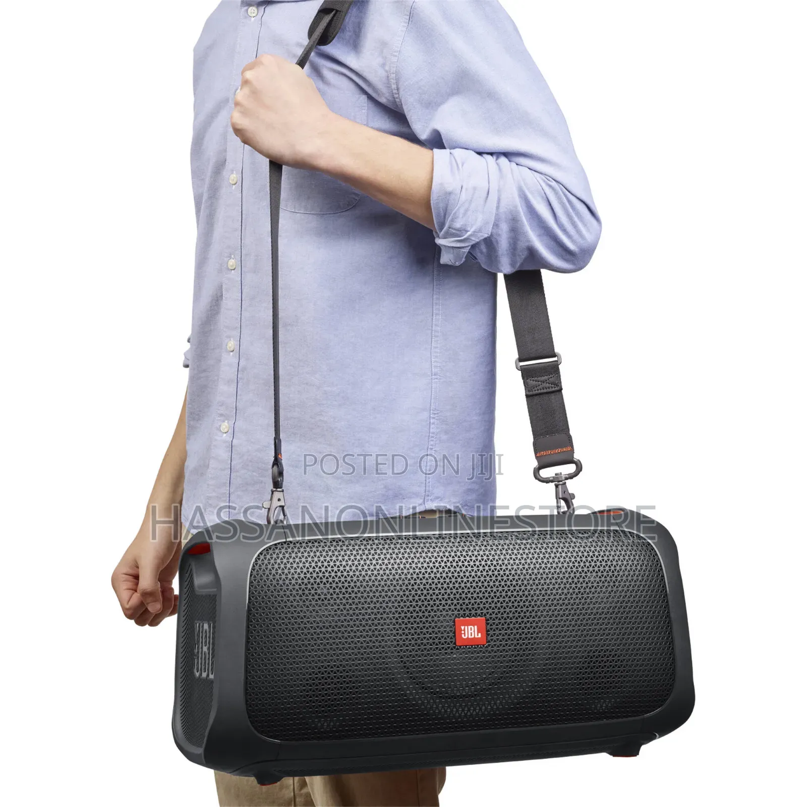 JBL PartyBox on-the-Go Essential Wireless Party Speaker With Mic