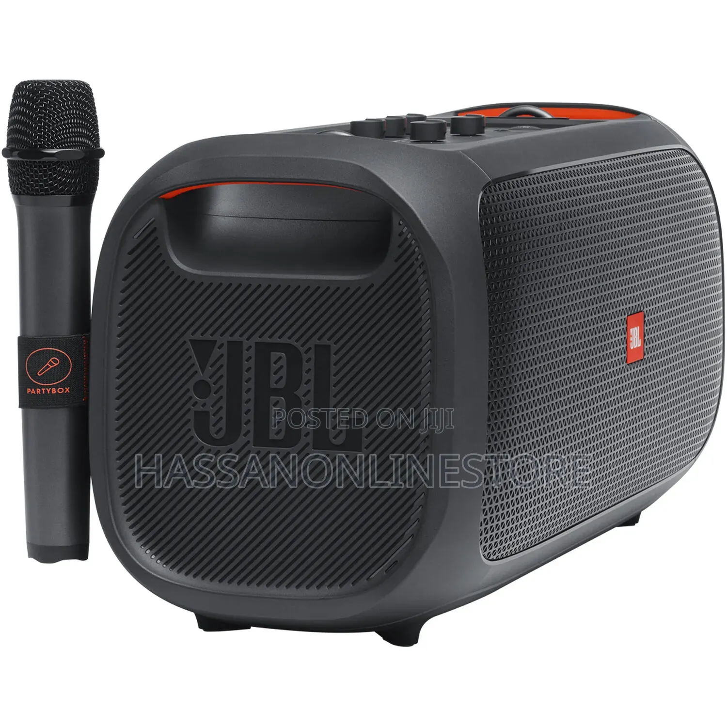 JBL PartyBox on-the-Go Essential Wireless Party Speaker With Mic