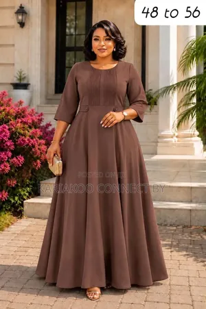 Elegant Pleated Front a-Line Maxi Dress🔥👗