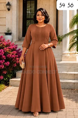 Elegant Pleated Front a-Line Maxi Dress🔥👗