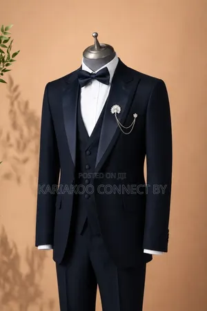 Executive Satin Lapel 3-Piece Suit Set✨