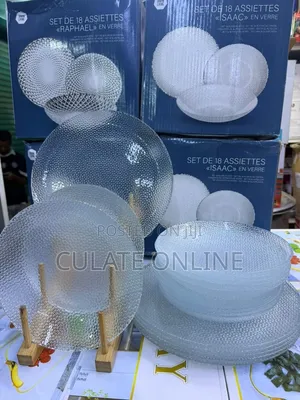 18pcs Glass Dinner Set / Dinner Set Ya Kioo