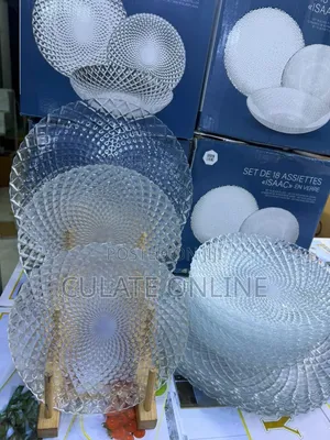 18pcs Glass Dinner Set / Dinner Set Ya Kioo