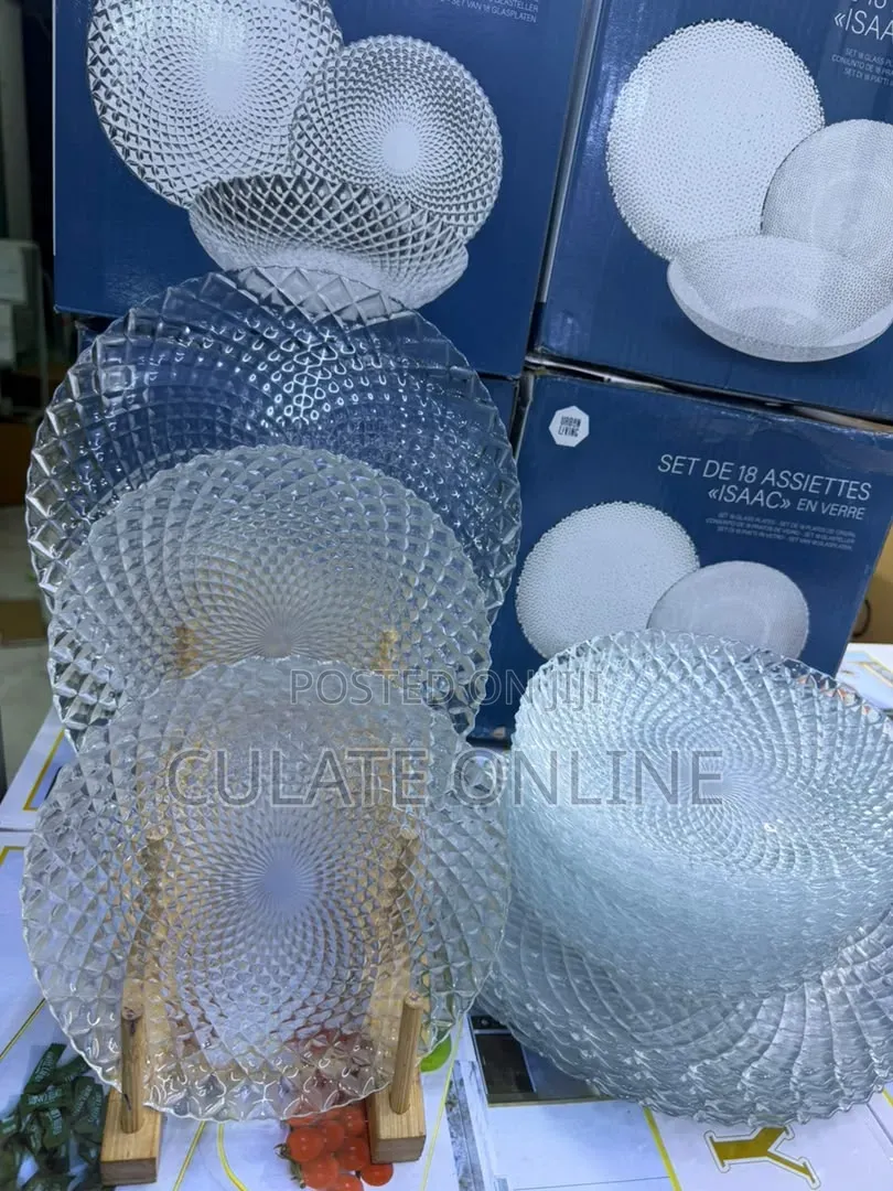 18pcs Glass Dinner Set / Dinner Set Ya Kioo