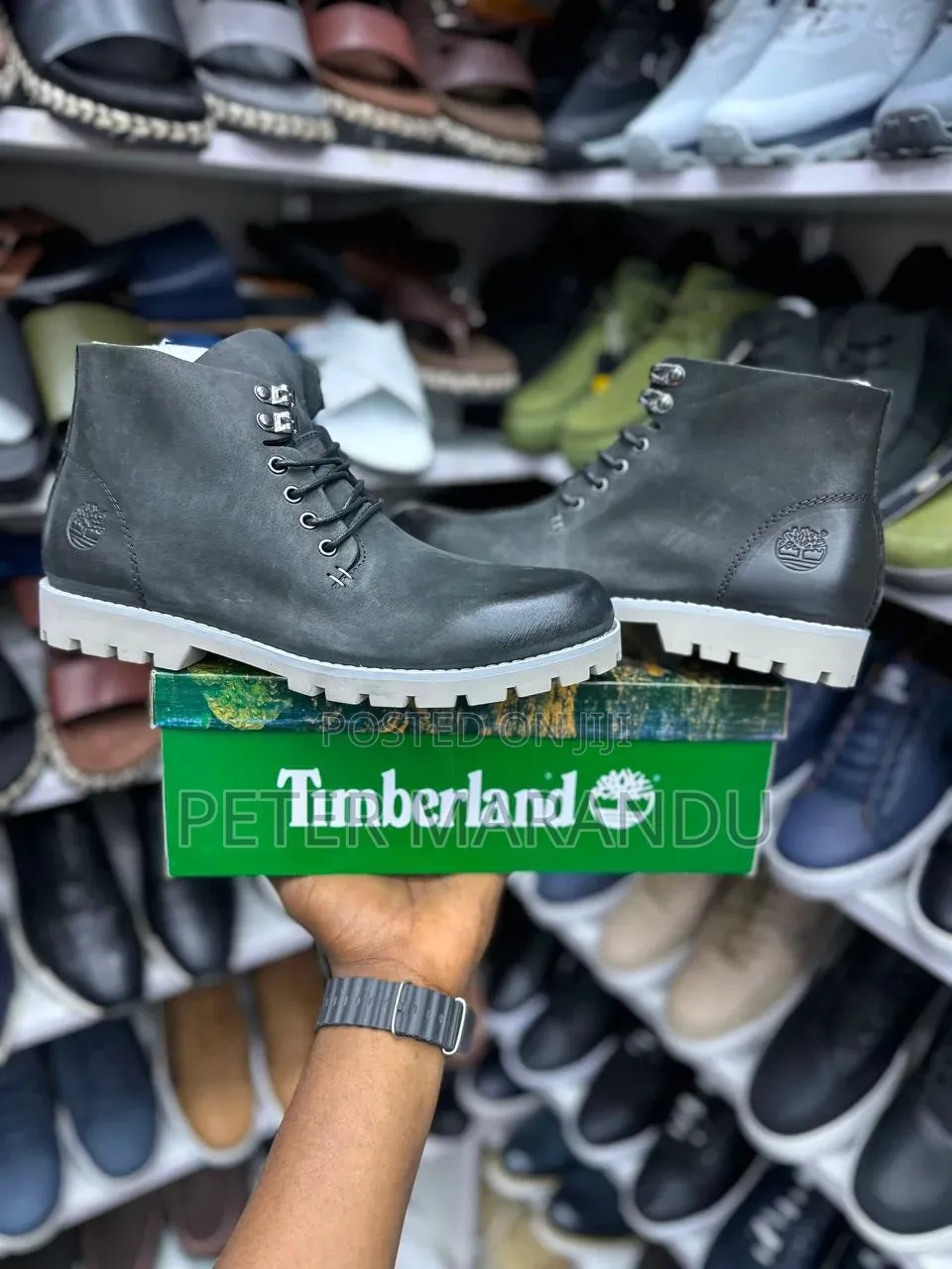 Timberland Boots Classic Available in Black and Brown".