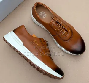 NEW ARRIVALS: Versace Men's Leather Sneakers 🔥