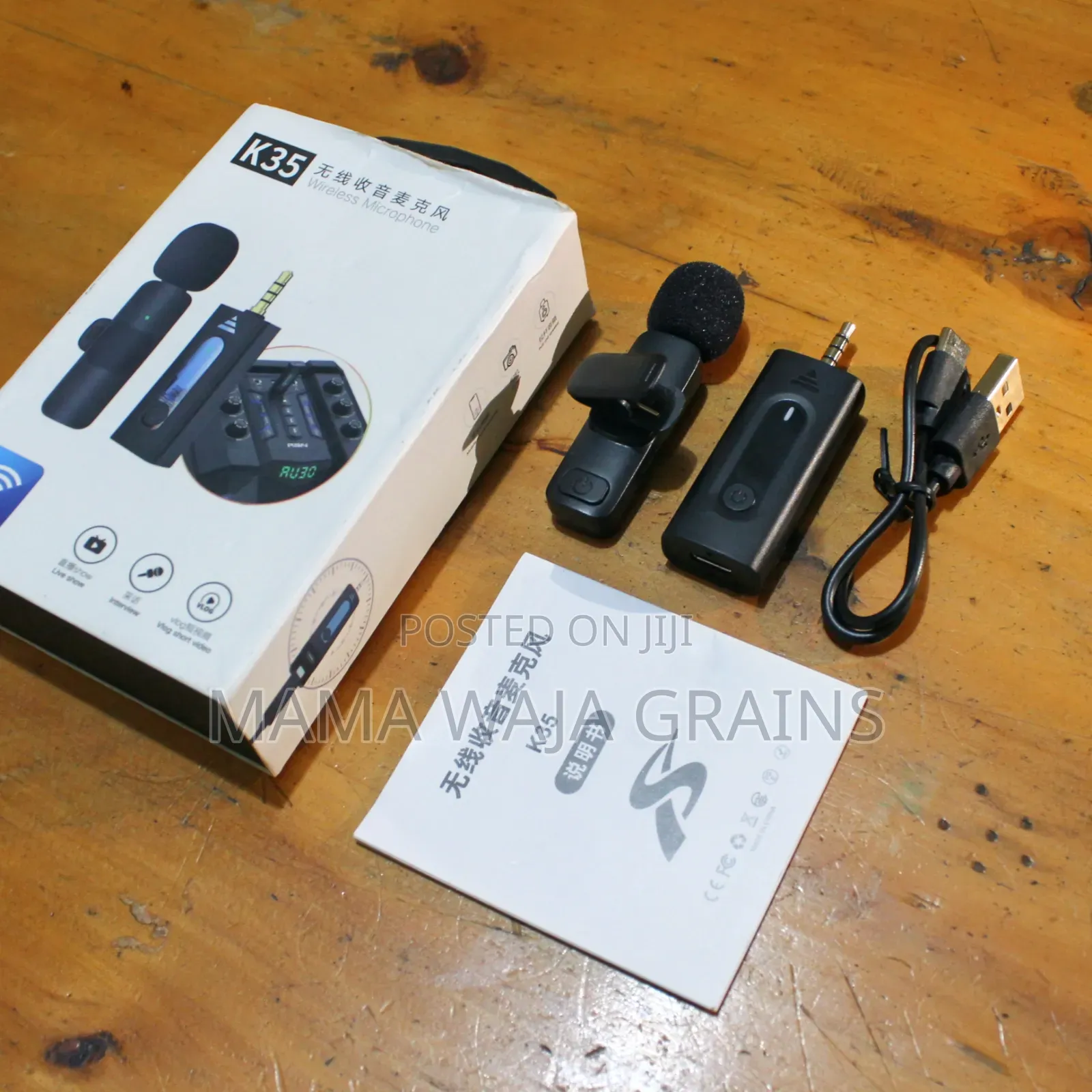 Miliki K35 Wireless Mic for Camera and Smartphone