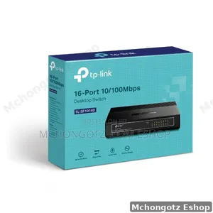 TP-Link 16-Port Desktop Switch (TL-SF1016D, 10 – 100Mbps)