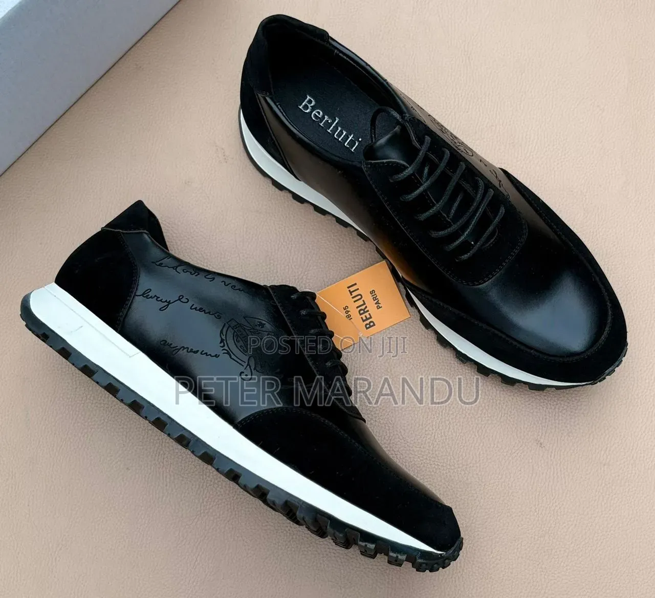 Berluti Luxury Leather Casual Sneakers