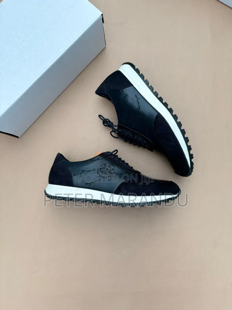 Berluti Luxury Leather Casual Sneakers
