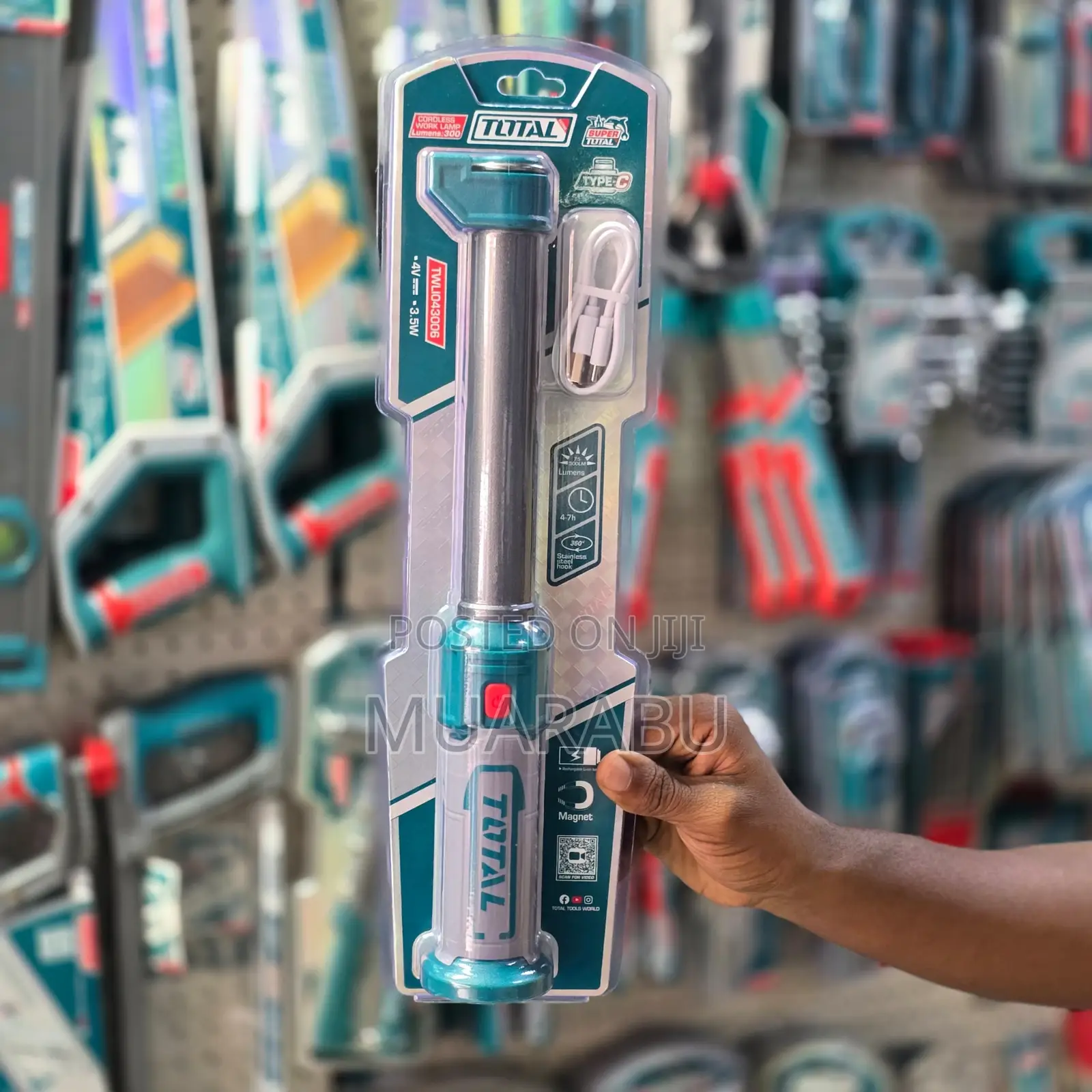 Total Cordless Work Lamp