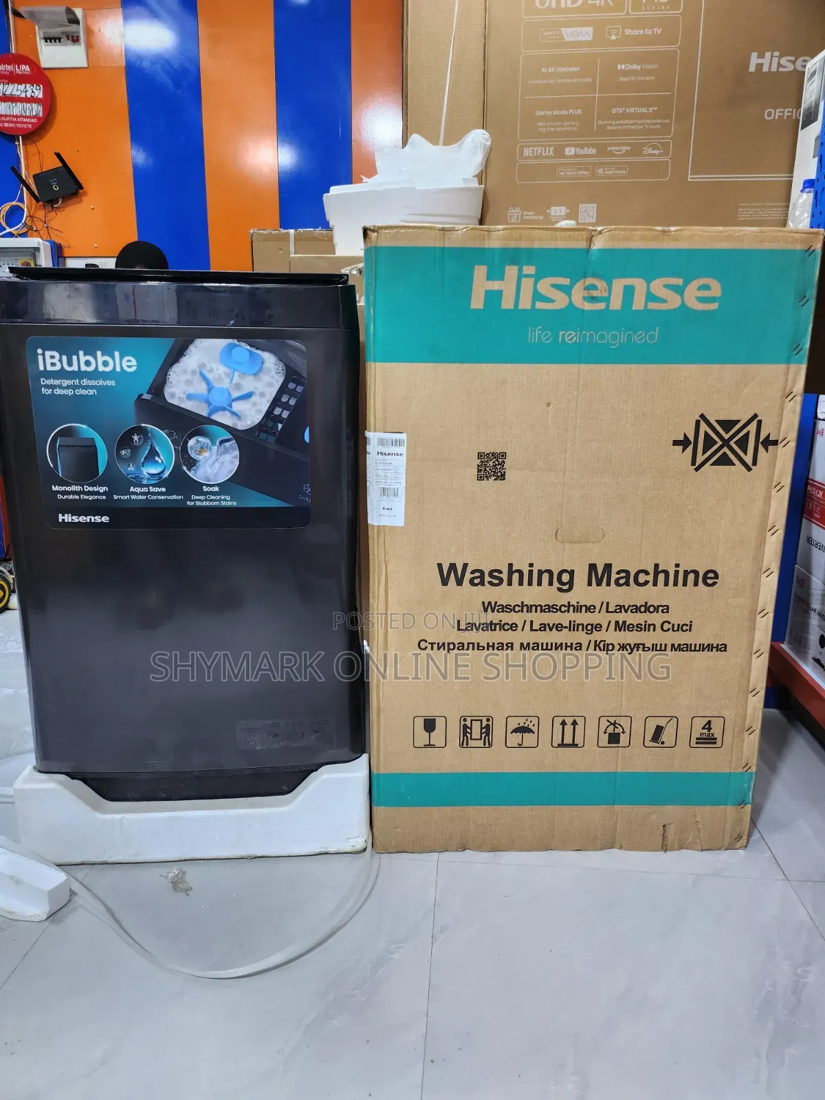 Hisense Fully Automatic Washing Machine 14kg Top Load