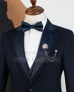 Suti Kali Ya Kiume 3-Piece (Tuxedo Ya Harusi Na Sherehe)