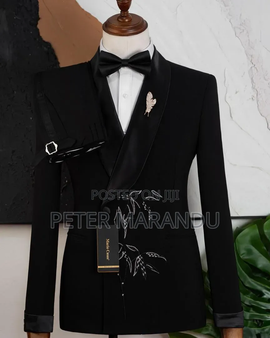 Luxury Black Tuxedo Set
