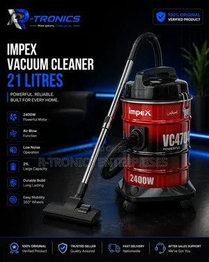 Impex Vacuum Cleaner — 21 Litres