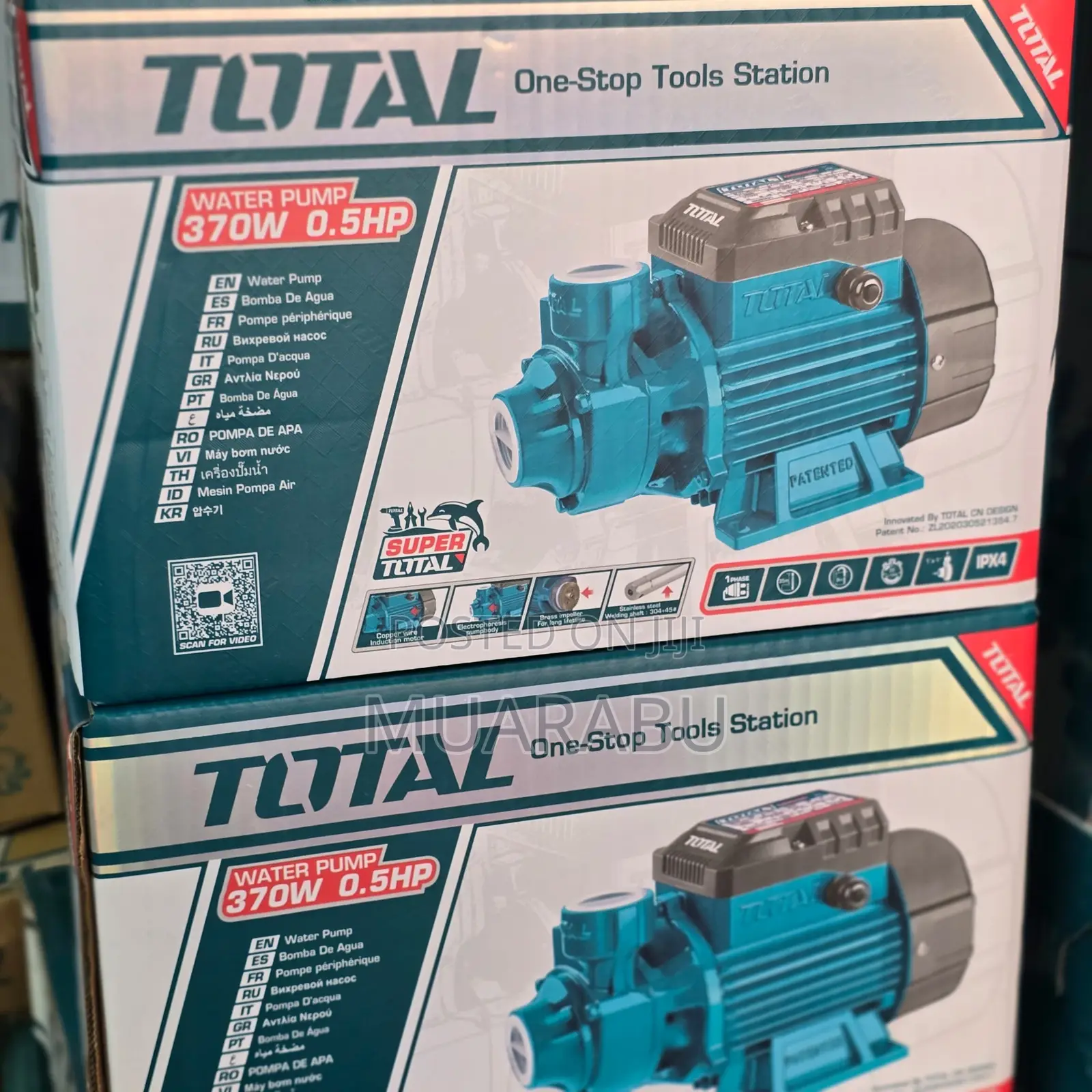 Water Pump 0.5hp Total