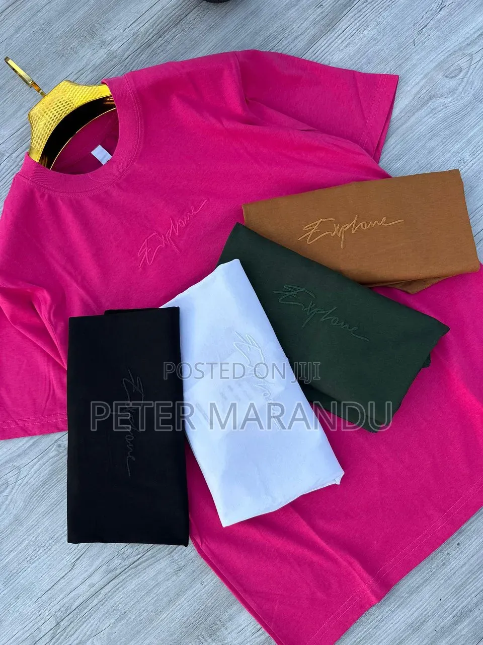 Shirts Kali Za Kiume Za Pamba (Plain & Embroidered Tees)