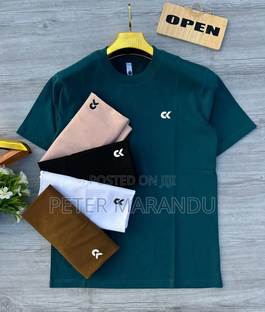 Shirts Kali Za Kiume Za Pamba (Plain & Embroidered Tees)
