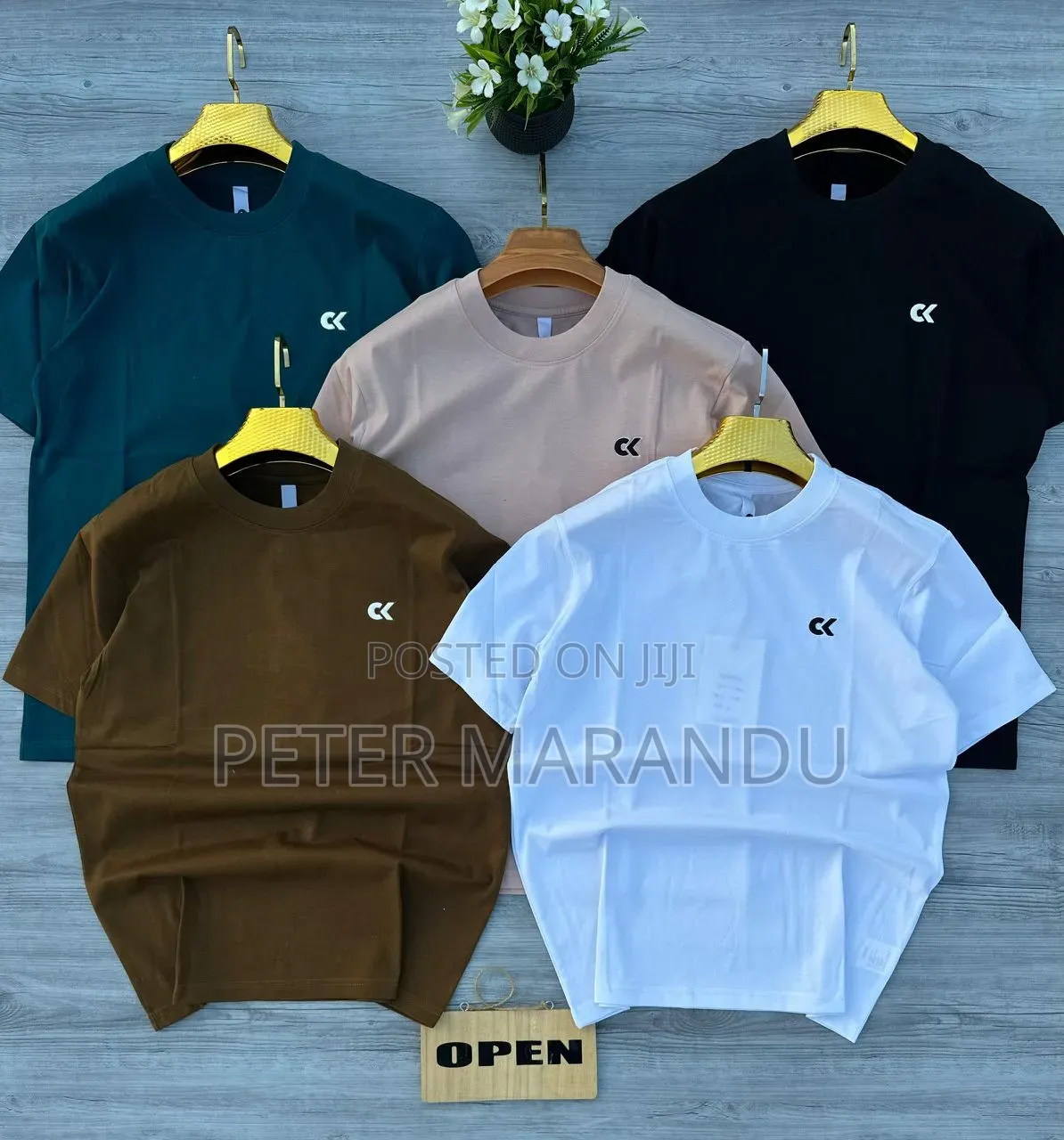 Shirts Kali Za Kiume Za Pamba (Plain & Embroidered Tees)