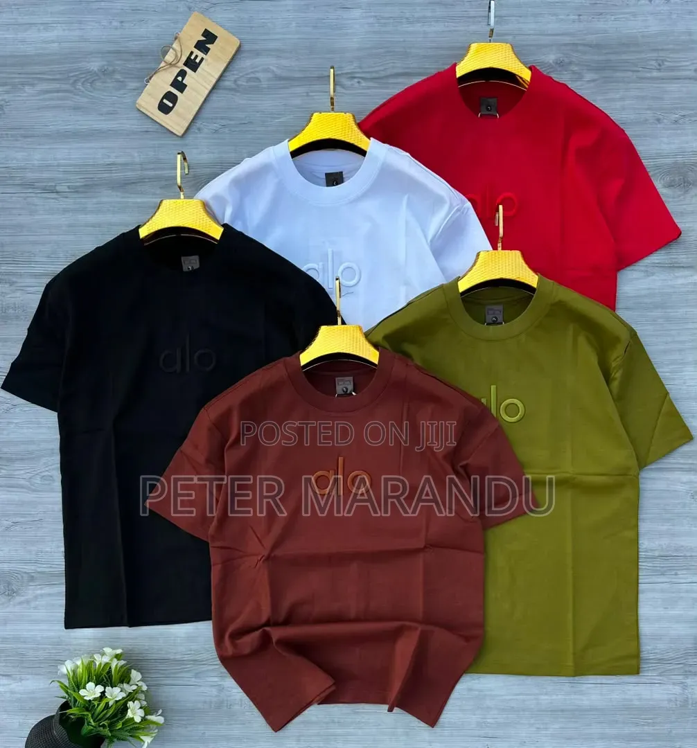 Shirts Kali Za Kiume Za Brand (Alo Yoga & Hugo Boss) - New Stock