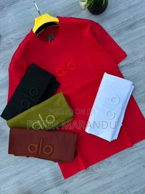 Shirts Kali Za Kiume Za Brand (Alo Yoga & Hugo Boss) - New Stock