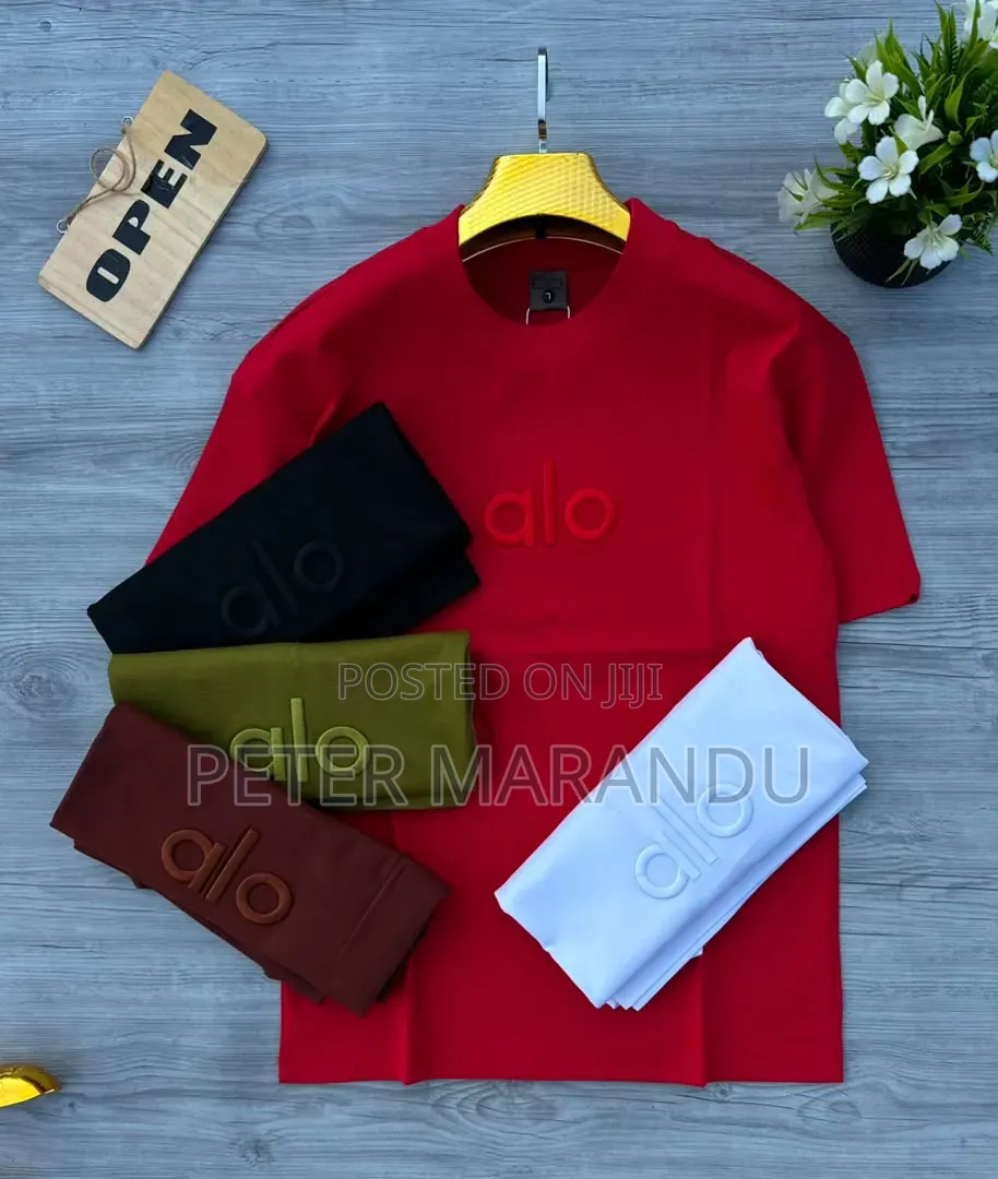 Shirts Kali Za Kiume Za Brand (Alo Yoga & Hugo Boss) - New Stock