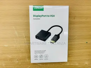 UGREEN DisplayPort to VGA Converter, 1080P 60Hz, Plug and Play, DP 1.2