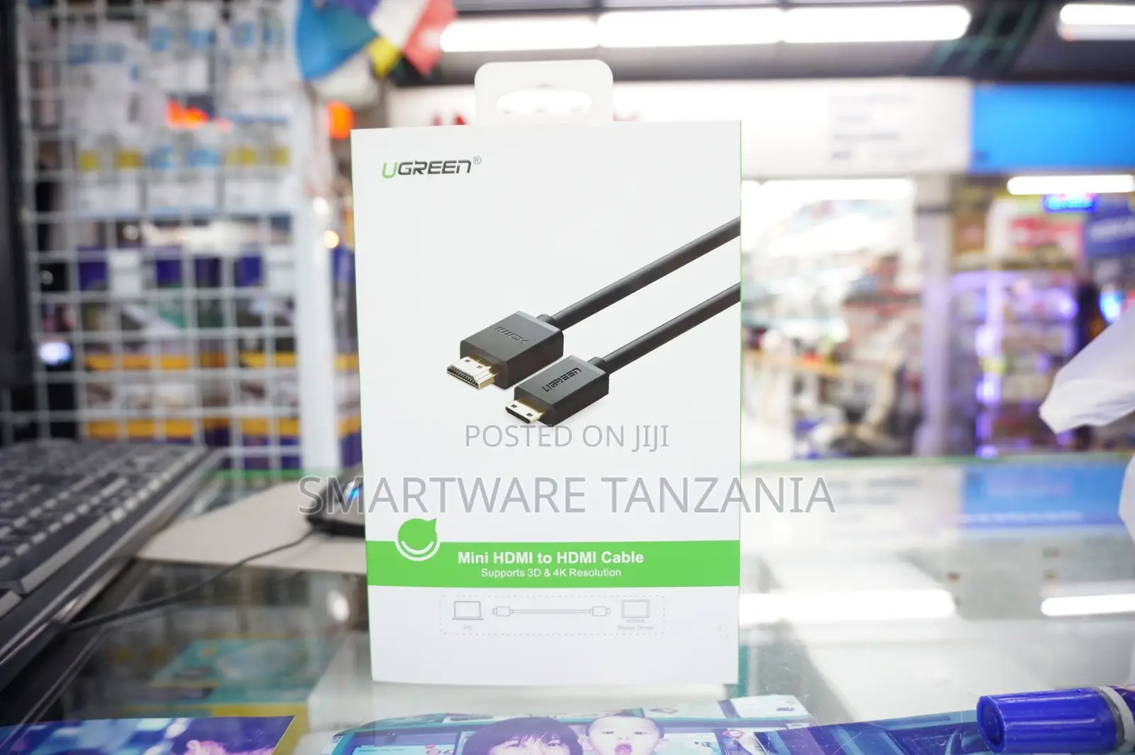 UGREEN Mini HDMI to HDMI Cable, Supports 4K Resolution, 2m Length