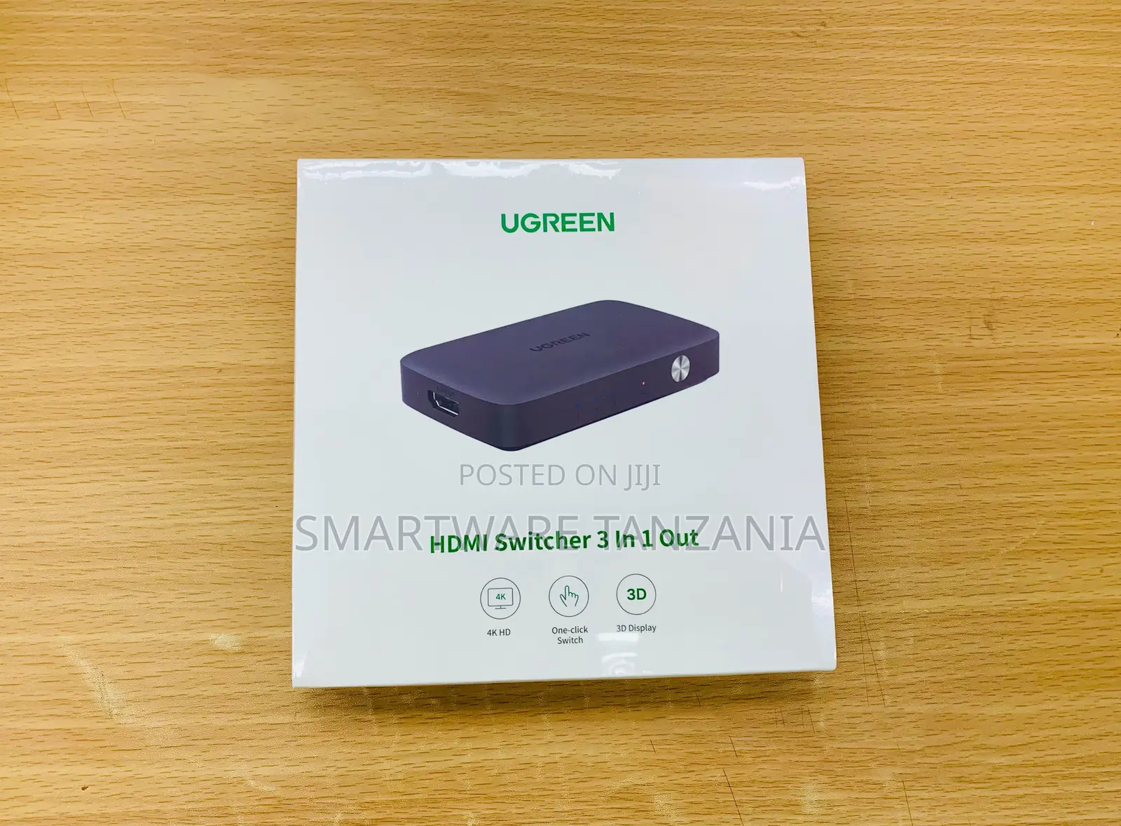 UGREEN HDMI Switcher 3 Inputs to 1 Output With 4K Resolution Support