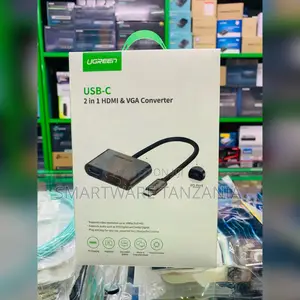 UGREEN USB-C 2 in 1 HDMI & VGA Converter With PD Charging Port, 1080P
