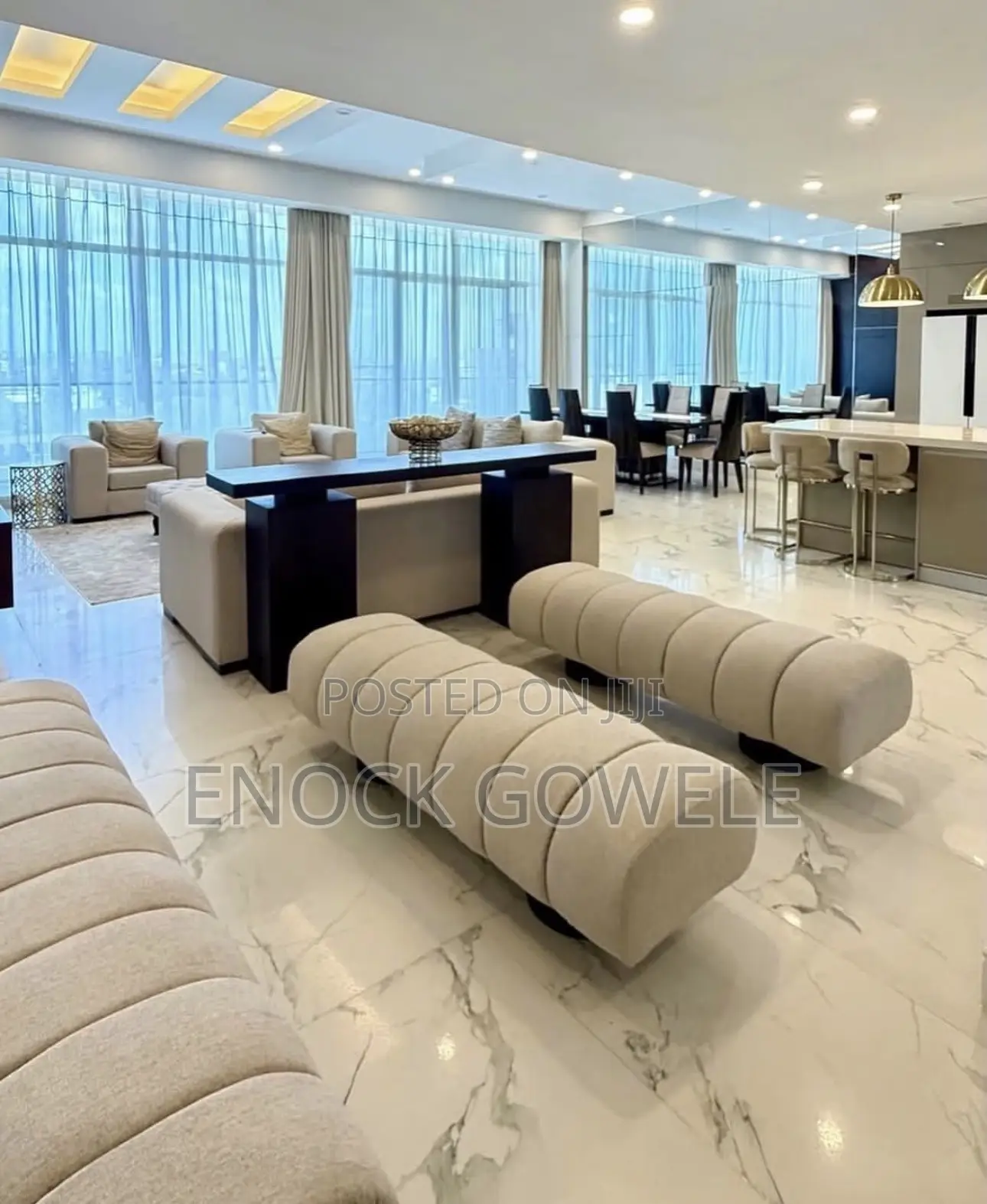 Furnished 4bdrm Apartment in Masaki for rent