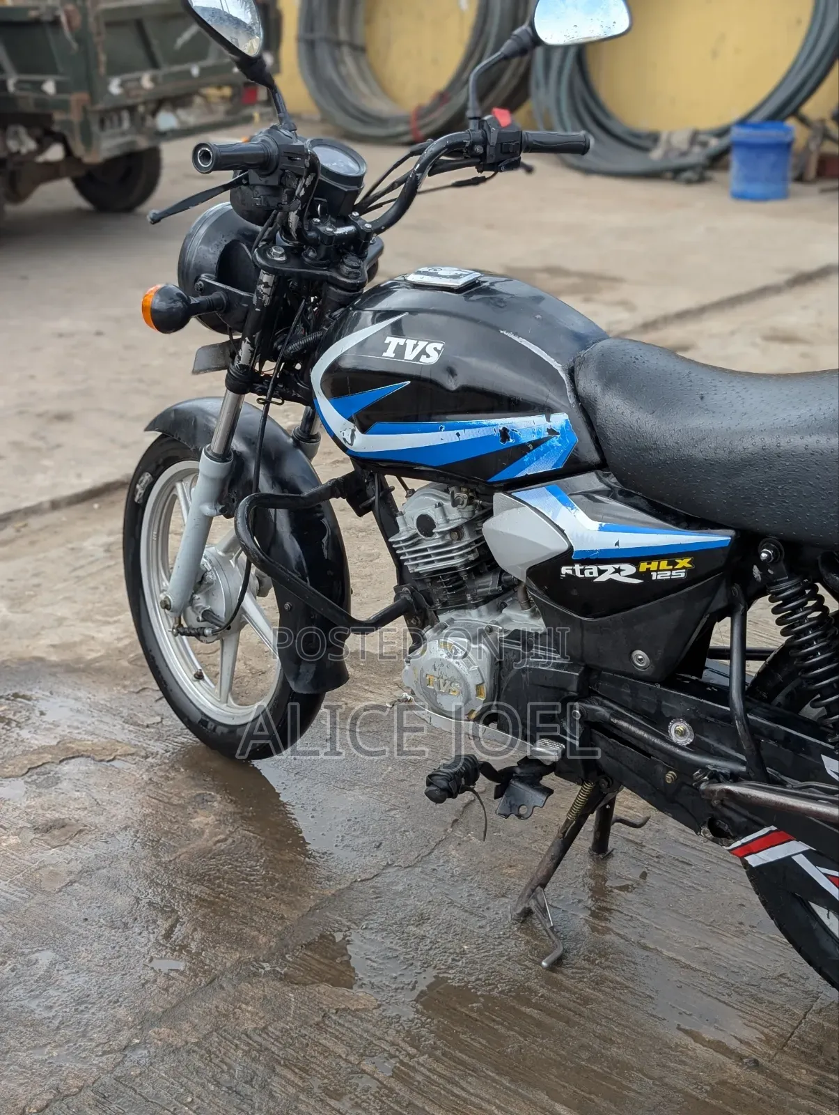 TVS HLX 125 2024 Blue