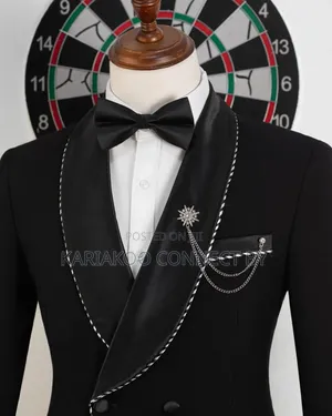 Gentleman’s Elegant Black Event & Wedding Suit Set✨