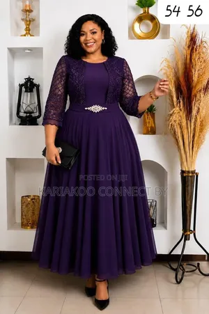 Women's Plus Size Chiffon Maxi Dress🔥👗